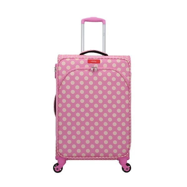 Розов багаж на 4 колела Lollipops Jenny, височина 67 cm - LOLLIPOPS