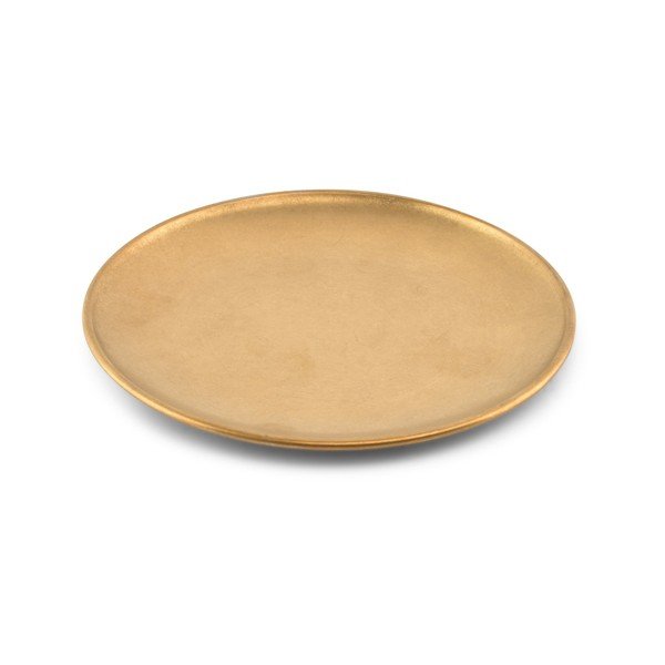 Десертна z terazza чиния  в златист цвят ø 17 cm Serve – BonBistro-image-3