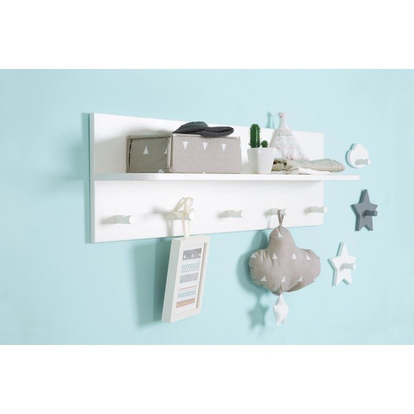 Бяла закачалка за стена за деца Dreamworld 3 - Roba-image-2