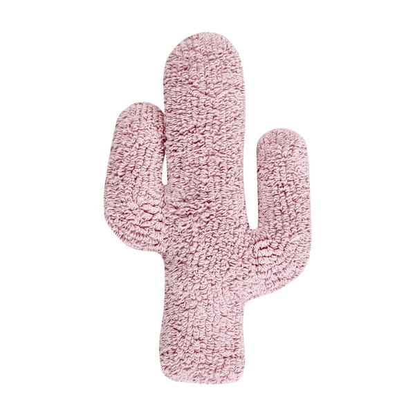 Růžový bavlněný polštář Happy Decor Kids Cactus, 45 x 45 cm