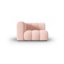 Розов модул за диван (ляв ъгъл) Lupine - Micadoni Home