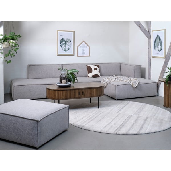 Масичка за кафе от дъб в естествен цвят 60x120 cm Nola - Unique Furniture-image-4