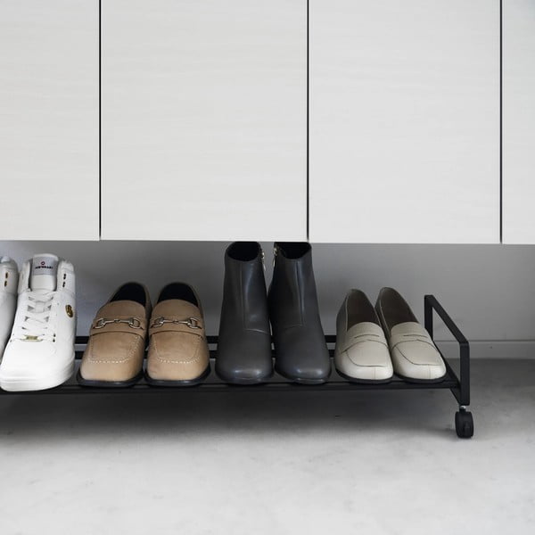 Черен метален стелаж за обувки 83,5x14,5x27,5 cm Tower – YAMAZAKI-image-3