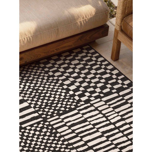 Черен/кремав килим за открито и закрито 200x300 cm Haringey Barkham – Ted Baker-image-2