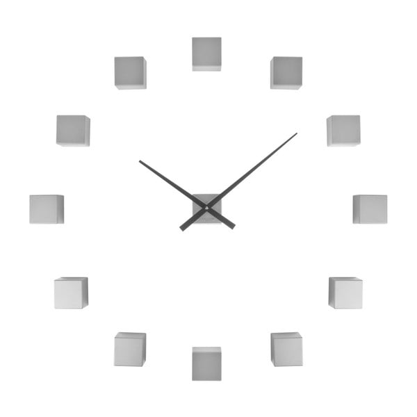 Стенен часовник Silver Направи си сам DIY Cubic - Karlsson