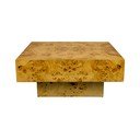 Масичка за кафе от декор от орех в естествен цвят 90x90 cm Quinn – Dutchbone