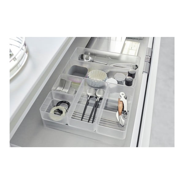 Пластмасови органайзери за чекмеджета в комплект от 2 броя  Tower - YAMAZAKI-image-1