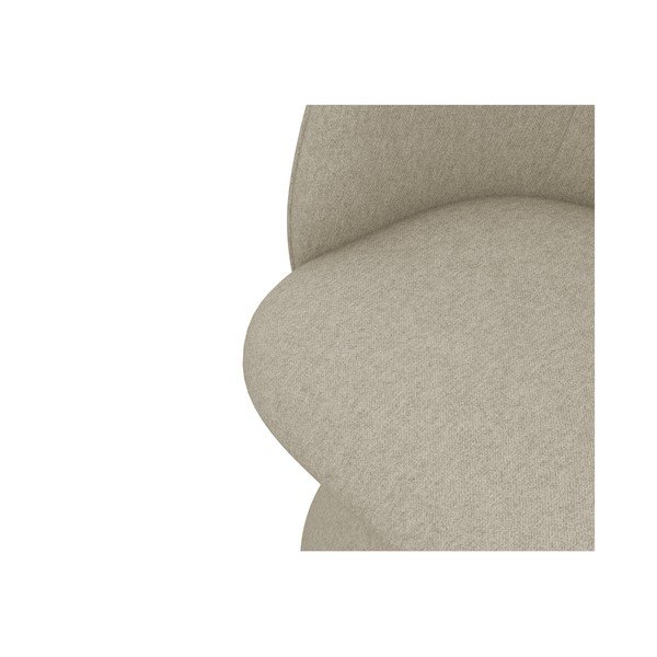 Бежов тапициран трапезен стол Maia – Makamii-image-4