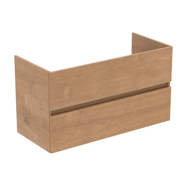 Стенен шкаф за мивка от декор от дъб в естествен цвят  100x55 cm Eurovit+ – Ideal Standard-image-2