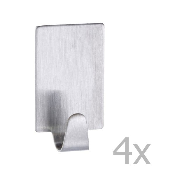 Комплект от 4 куки от неръждаема стомана - Wenko-image-1