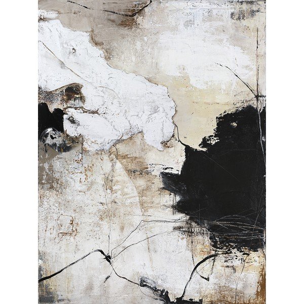 Печатна/с ръчно рисувани елементи върху платно картина 90x118 cm Reform 1 – Malerifabrikken