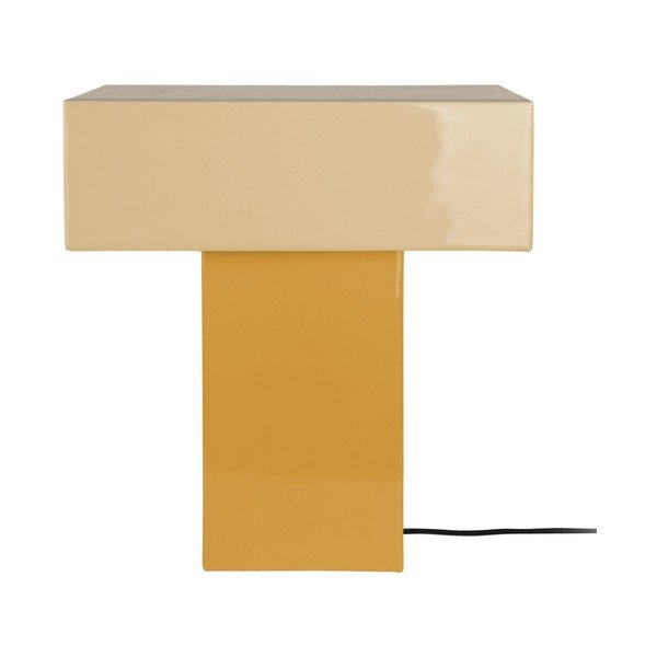 Жълта настолна лампа (височина 35 cm) Grato Recto – Leitmotiv