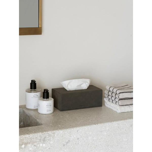 Кутия за носни кърпички от изкуствена кожа Sahla – Blomus-image-1