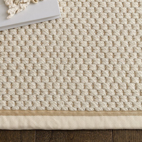 Кремав двустранен ръчно изработен килим със смес от вълна 160x240 cm Korra Double Loop – Asiatic Carpets-image-1