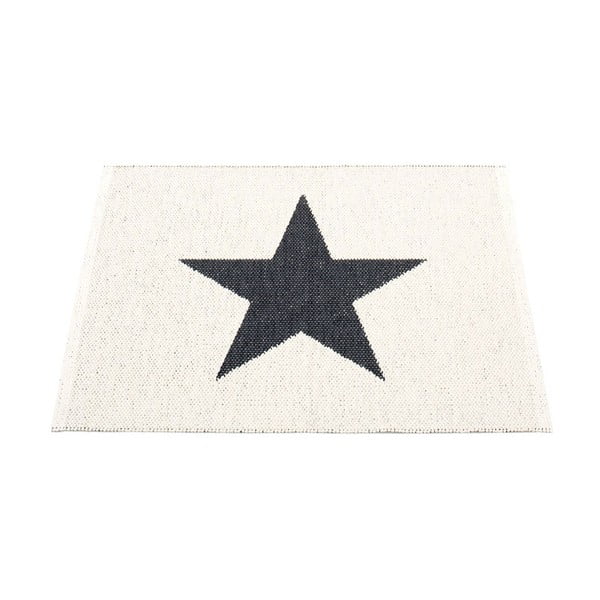 Черно-бял килим за открито и закрито 70x90 cm Viggo Black – Pappelina-image-1