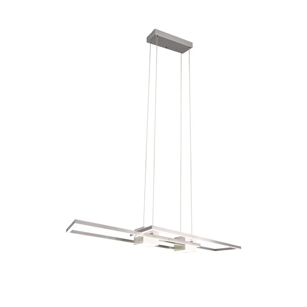 LED затъмняващо се висящо осветително тяло с дистанционно управление в сребристо Albany – Trio-image-2