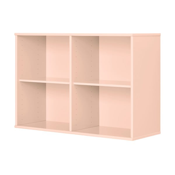 Светлорозова висяща библиотека 89x61x32,5 cm Mistral – Hammel Furniture-image-1