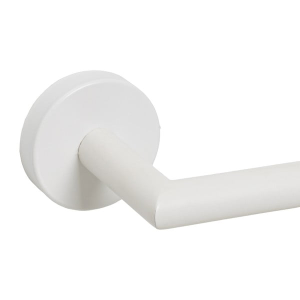 Бял стенен метален държач за тоалетна хартия – Casa Selección-image-1