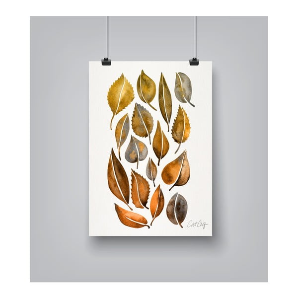 Plakát Americanflat Rusy Fall Leaves by Cat Coquillette, 30 x 42 cm