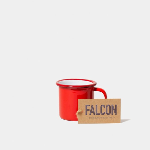 Червена емайлирана чаша за еспресо , 160 ml - Falcon Enamelware