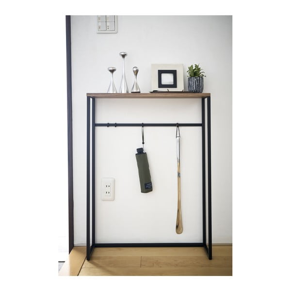 Черна конзолна маса 18,5х60 см Tower - YAMAZAKI-image-1