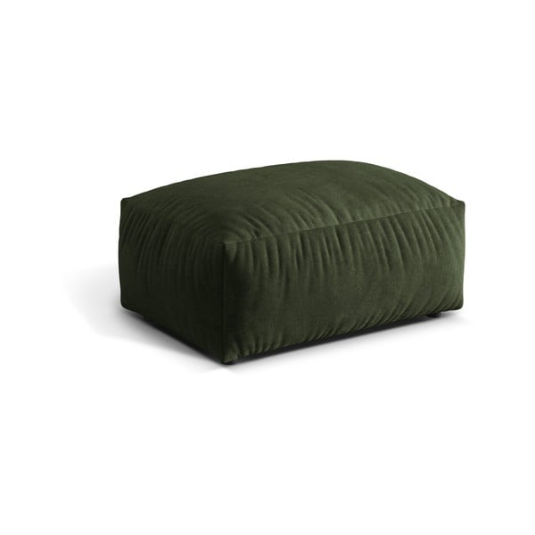 Зелена кадифена модулна табуретка Martina – Micadoni -image-1