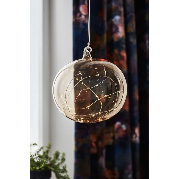 Оранжева висяща коледна светлинна украса ø 18 cm Lina – Markslöjd-image-1