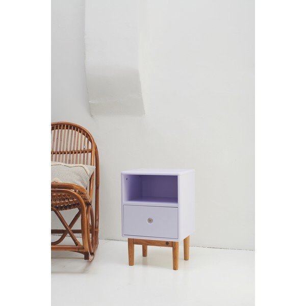 Светлолилаво нощно шкафче Color Box - Tom Tailor-image-1