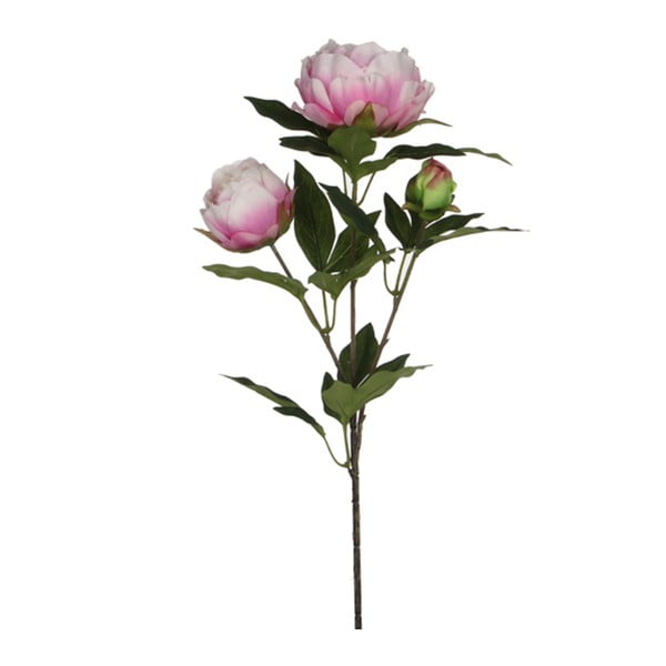 Umělá květina Ego Dekor Růžová pivoňka se třemi květy