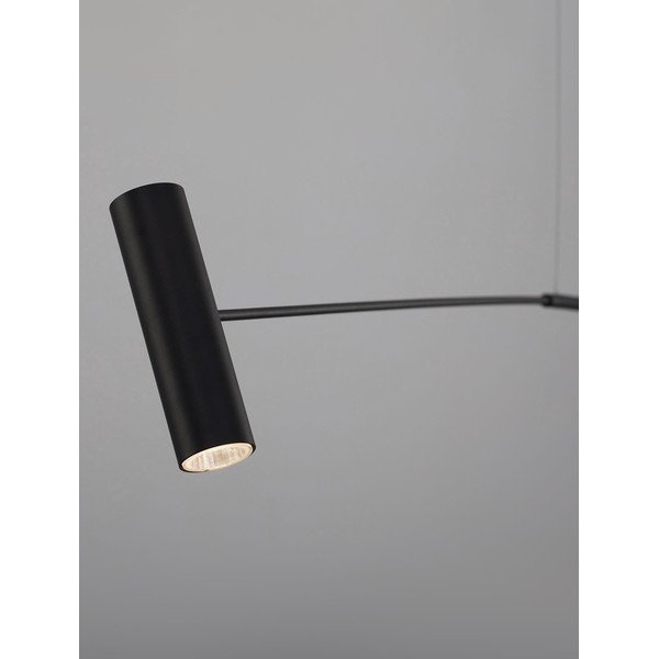 Матово черно метална LED подова лампа (височина 250 cm) Voice – Nova Luce-image-2