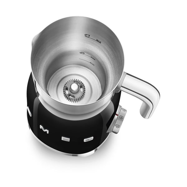 Черен електрически миксер за мляко Retro Style – SMEG-image-2