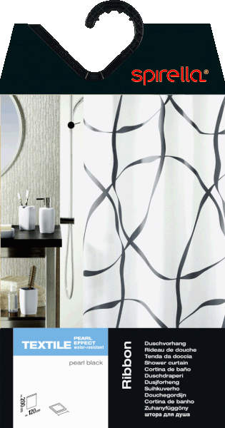 Завеса за душ 120x200 cm Ribbon – Spirella-image-1