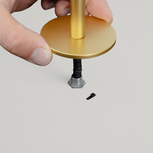 Светлосиво метално LED затъмняващо се висящо осветително тяло с метален абажур ø 31 cm Asteria Plus – UMAGE-image-4