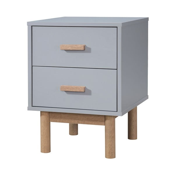Сиво нощно шкафче Melanie – Støraa-image-2