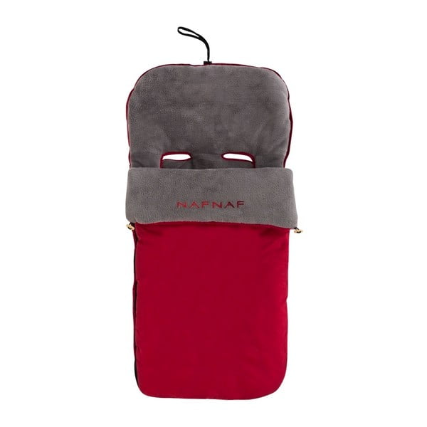 Червен зимен шалте за детска количка Basic - Naf Naf
