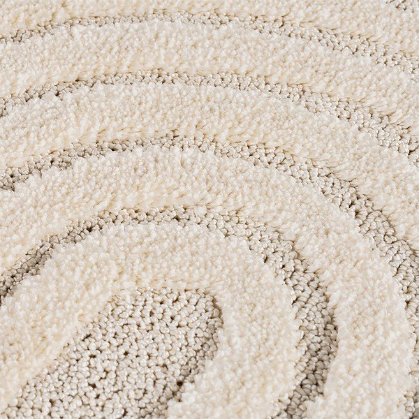Кремав кръгъл килим със смес от юта ø 120 cm Art 1122 – Ayyildiz Carpets-image-3