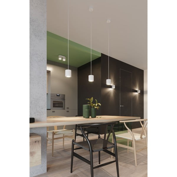 Бяла стенна лампа ø 10 cm Roda – Sollux-image-4