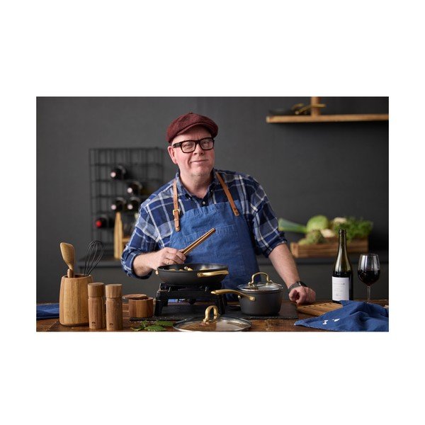 Дървен  комплект от мелнички за сол и пипер 2 бр. в естествен цвят – Holm-image-3