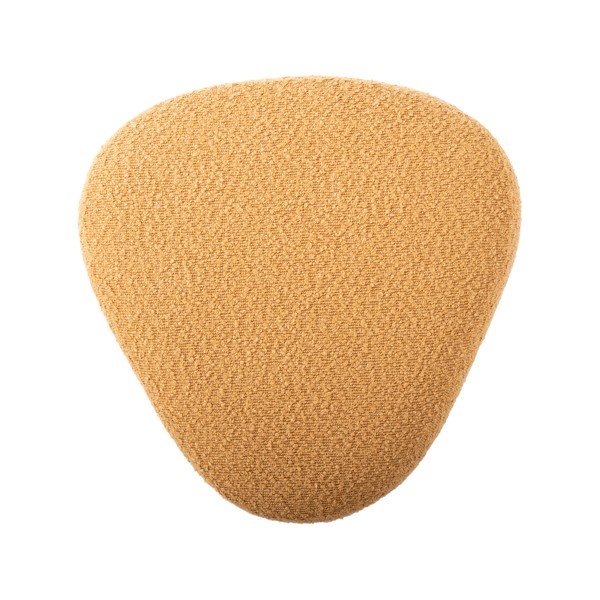 Жълта табуретка от плат букле Ada – Leitmotiv-image-3