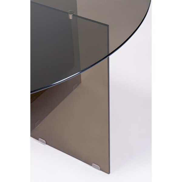 Стъклена кръгла трапезна маса ø 130 cm Iride – Bizzotto-image-2