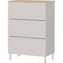 Кремаво матово шкафче 68x98x40 cm Savoca – Germania