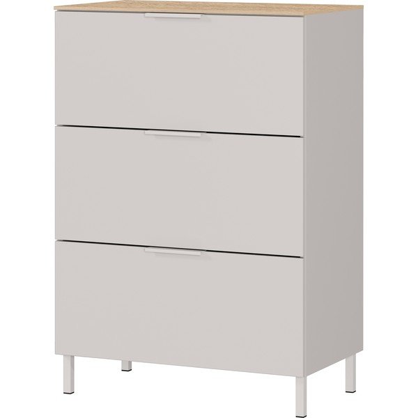 Кремаво матово шкафче 68x98x40 cm Savoca – Germania