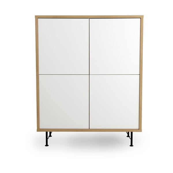 Бял шкаф , 111 x 137 cm Flow - Tenzo