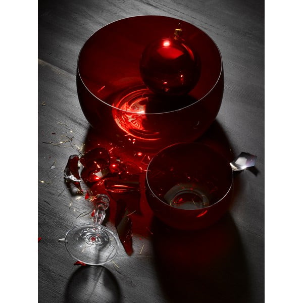 Комплект от 6 червени стъклени чаши, ø 21,95 cm Extravagance - Crystalex