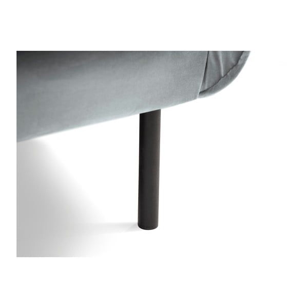 Кресло от светлосиво кадифе Vienna - Cosmopolitan Design-image-4