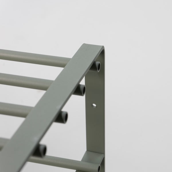 Сиво-зелена метална стойка за обувки 70x48,5x29 cm Rex – Spinder Design-image-3