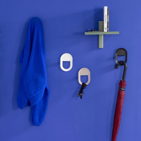 Сиво-зелен метален стенен рафт 28 cm Hola – Spinder Design-image-4