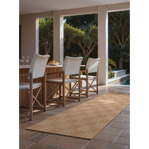 Кремава/в естествен цвят пътека за открито и закрито 80x200 cm Haringey Dorothy – Ted Baker-image-2