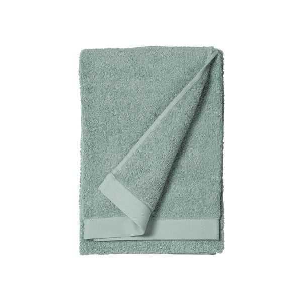 Зелена хавлиена кърпа от памук Лист, 140 x 70 cm Comfort Organic - Södahl