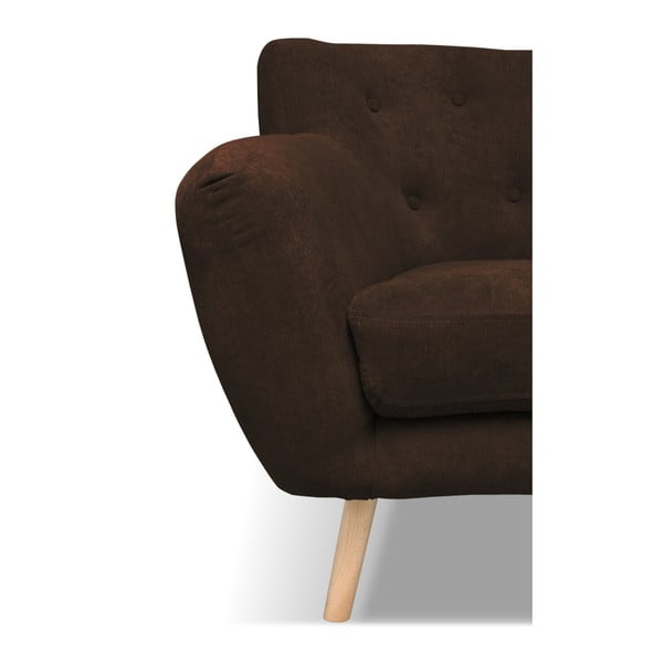 Кафяв диван Cosmopolitan design , 192 cm London - Cosmopolitan Design-image-3